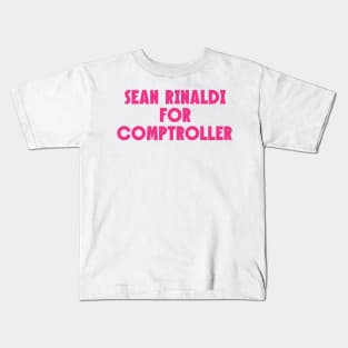 Sean Rinaldi For Comptroller / Gay Ova Here! (Back Print) Kids T-Shirt